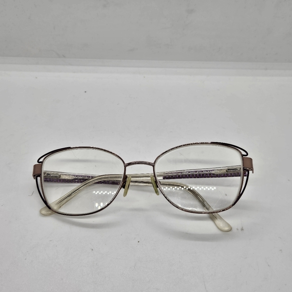 Cote d'Azur CDA-311 eyeglasses Rose Gold and Plum FOR FRAMES